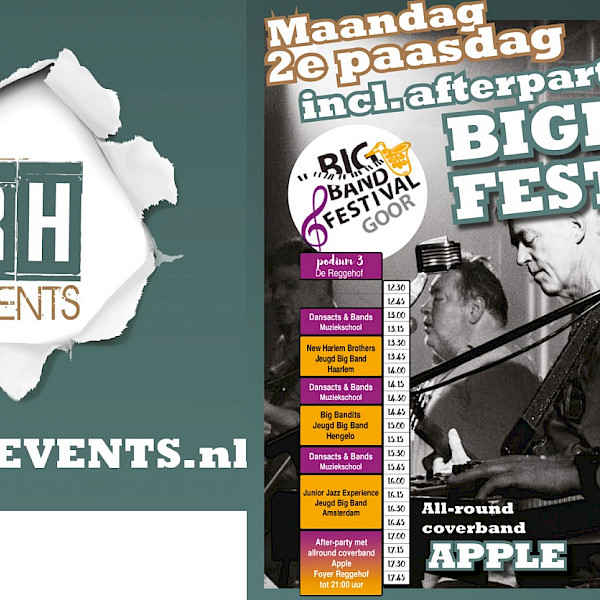 GEANNULEERD - Bigband festival + afterparty